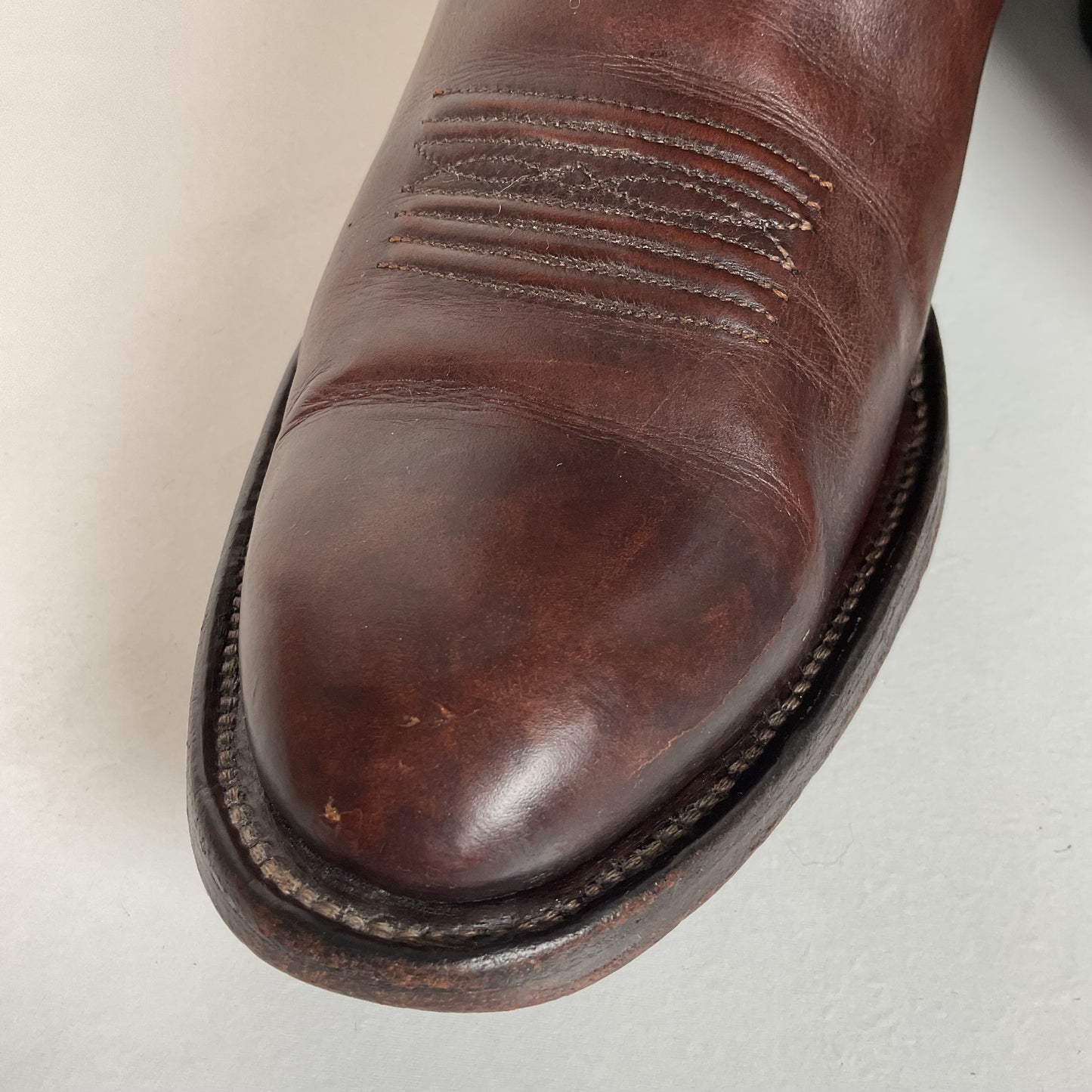 Vintage Rocky Carroll Custom Cowgirl Boots 8-8.5 Texas Americana