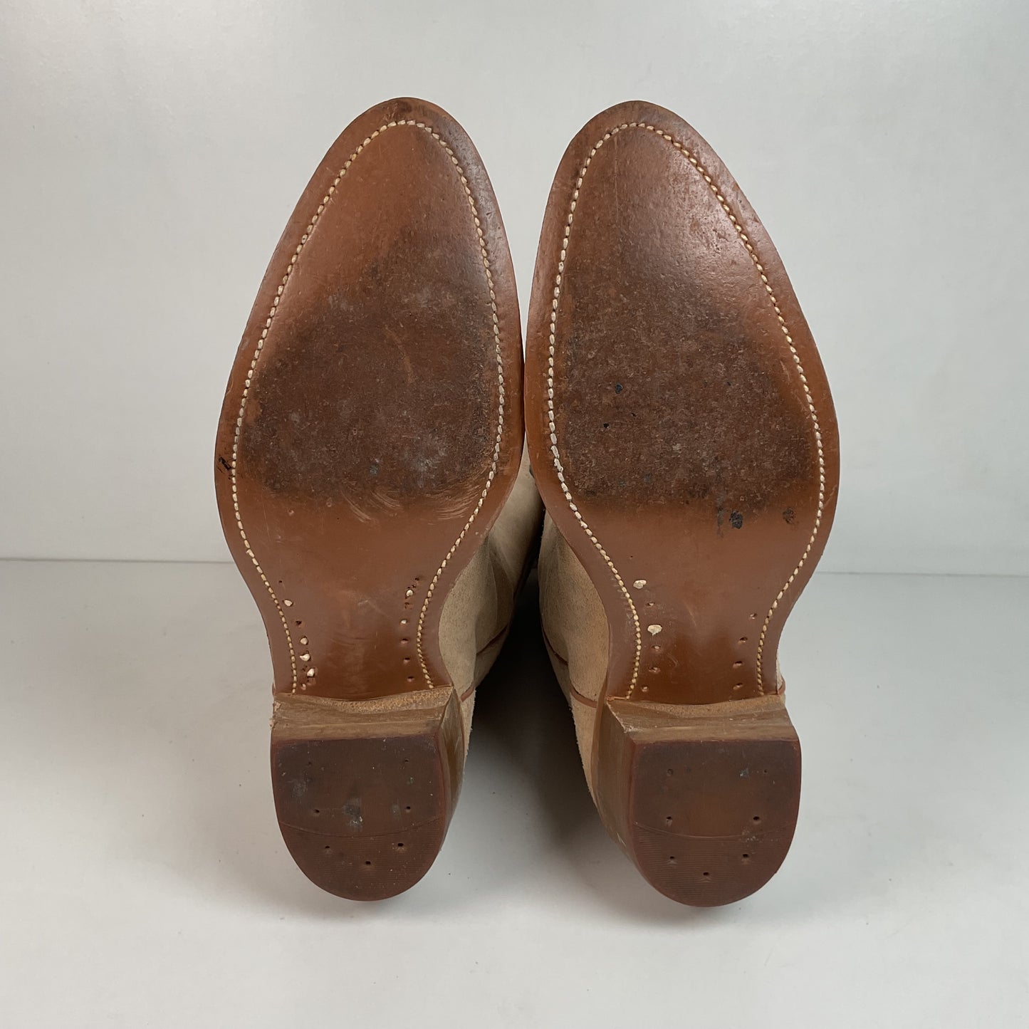 Vintage Levi’s Suede Buckaroo Cowboy Boots 12 M USA Made