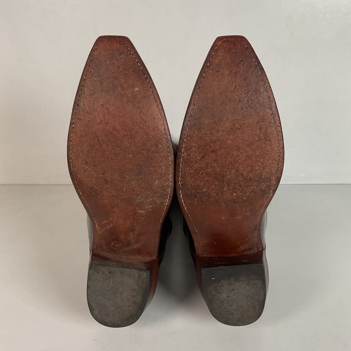 Lucchese 1883 Glossy Patent Leather Cowgirl Boots 6 B USA Madw