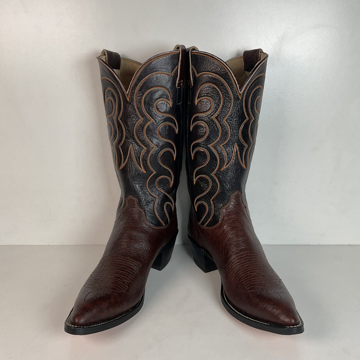 Vintage 1960s Exotic Hyer Cowboy Boots Men’s 11 A (Narrow) Deadstock