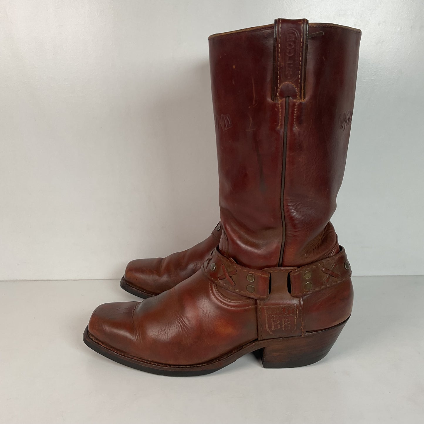 Vintage Boulet Vagabond Harness Boots Men’s 8.5 E Thrashed