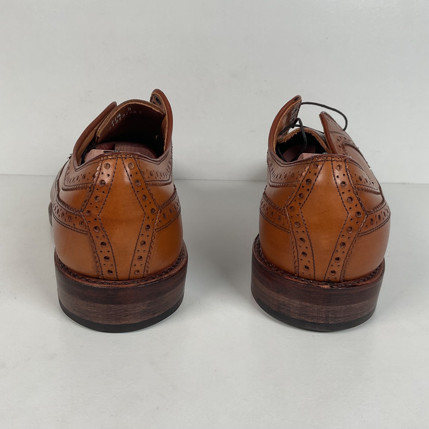 Ralph Lauren Sanderson Burnished Wingtip Shoes | USA Made | 11.5 D