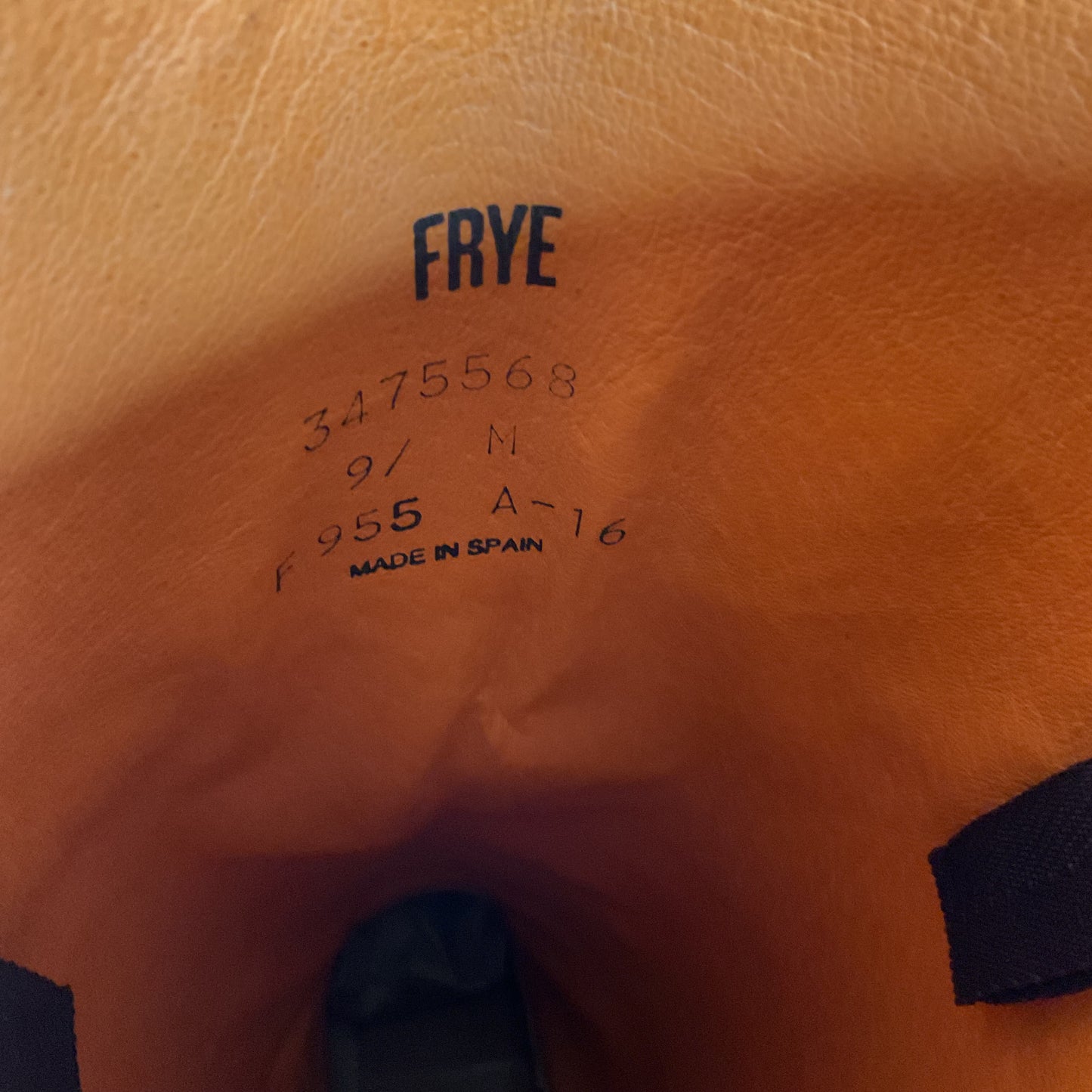 Frye Women’s Dorado Tall Equestrian Riding Boots 9 M Made In Spain