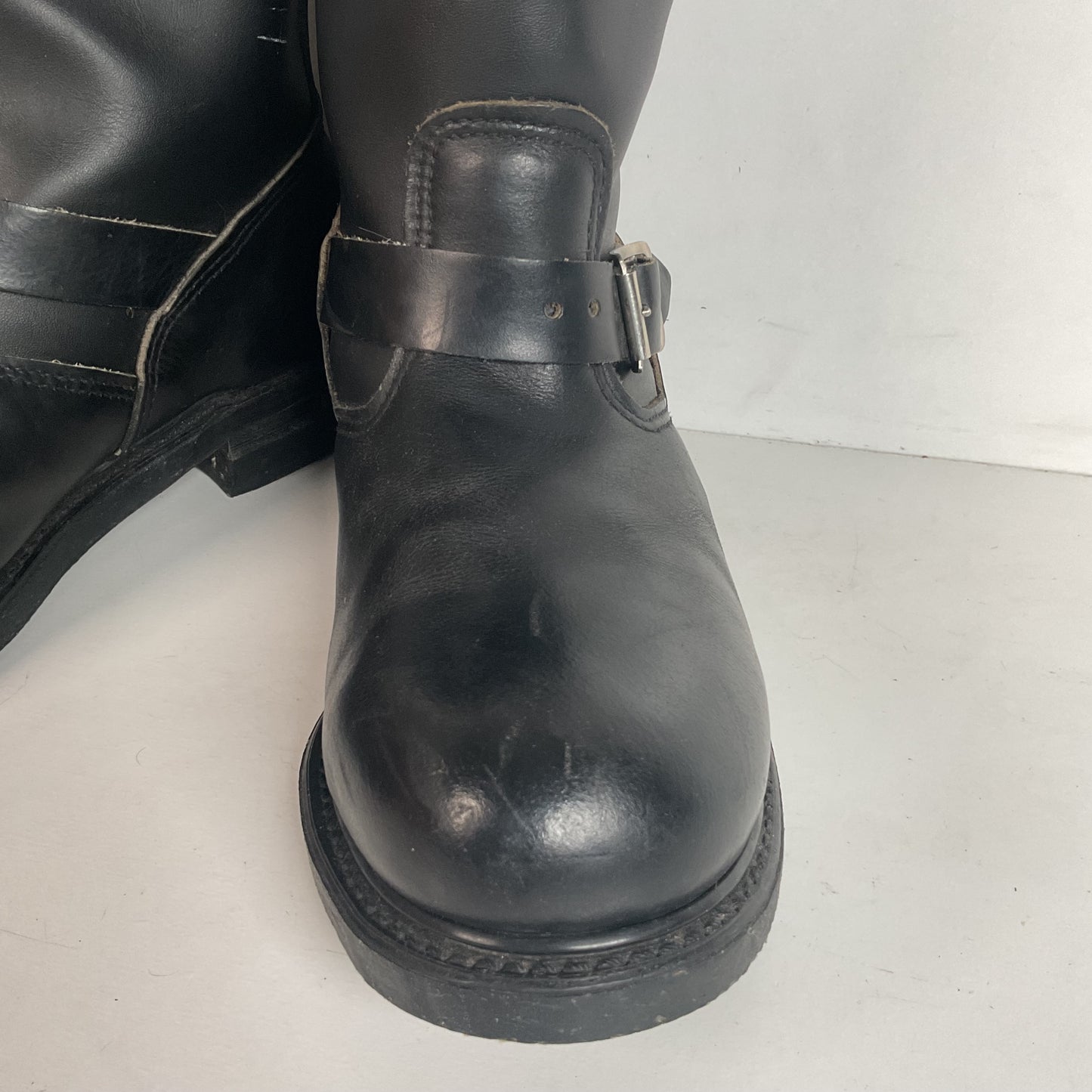 Vintage Brahma Steel Toe Engineer Boots 10.5 USA Made