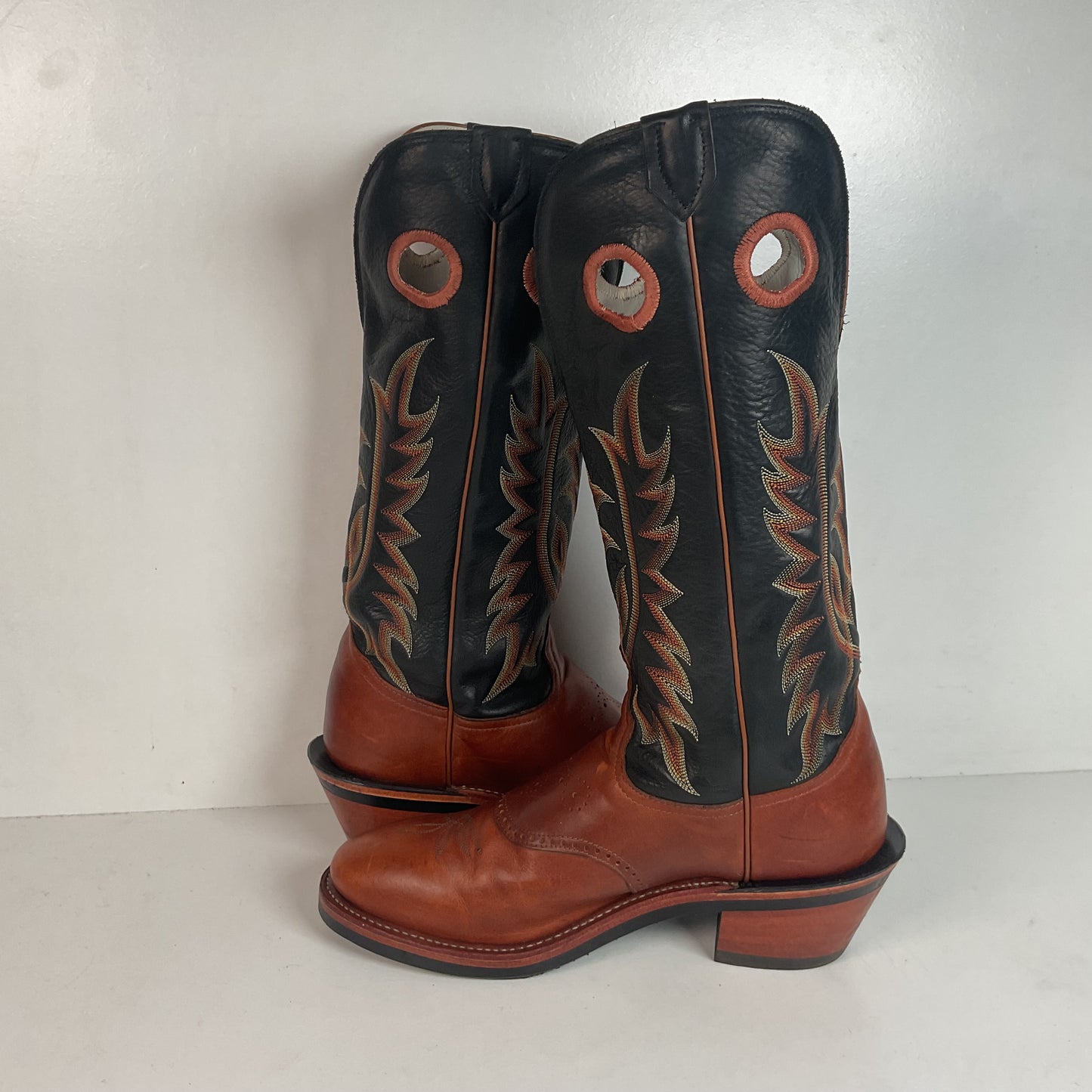 Tony Lama Renegade Buckaroo Cowboy Boots 11 D USA Made