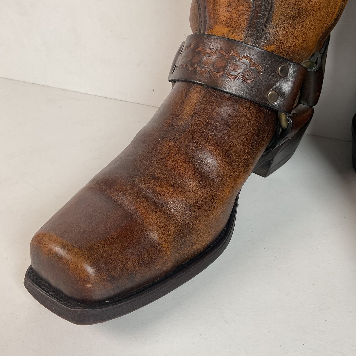 Vintage Frye Black Label Harness Boots Men’s 10 D USA Made