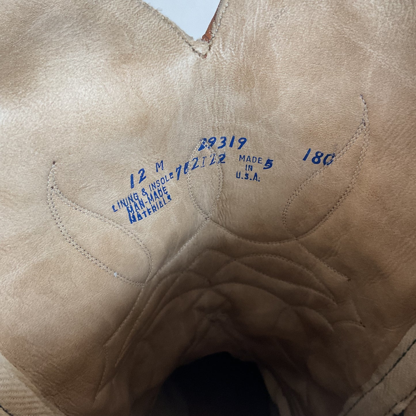 Vintage Levi’s Suede Buckaroo Cowboy Boots 12 M USA Made