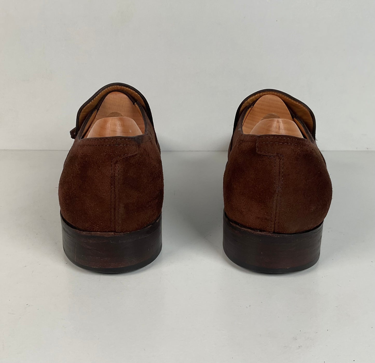 John Lobb Suede Tassel Loafers | Madison | UK 7.5 E | US 8.5 D