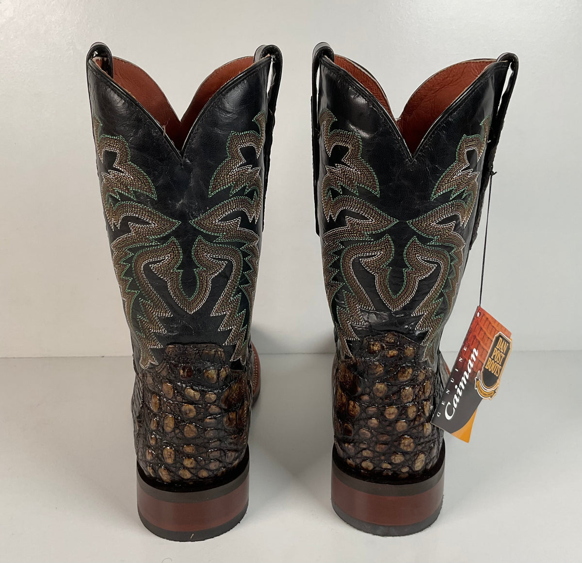 Dan Post Everglades Caiman Cowboy Boots | Exotic | Retired Model | Men’s 13 EW