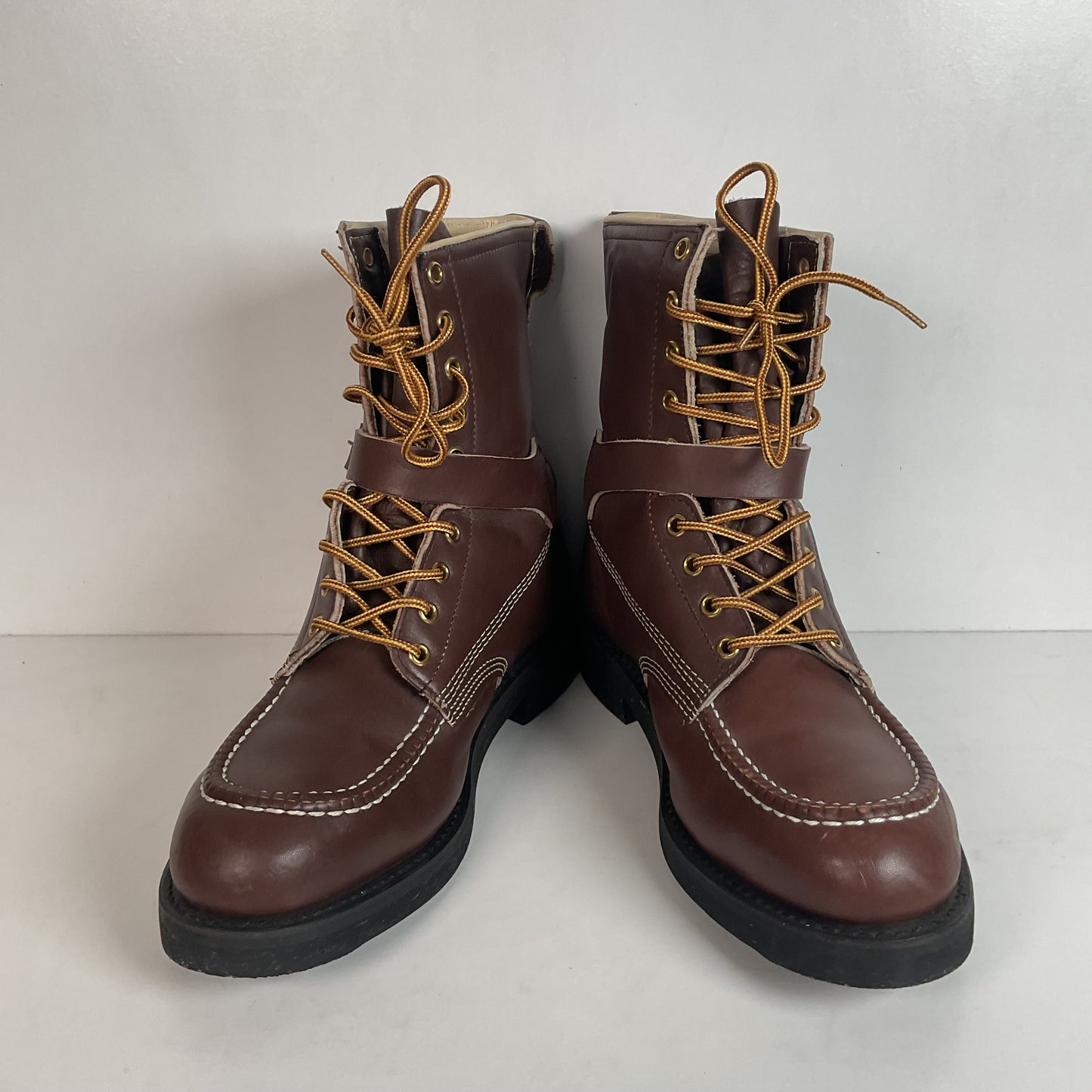 Vintage Rail Road Tanker Boots 9.5 E USA Made Steel Toe