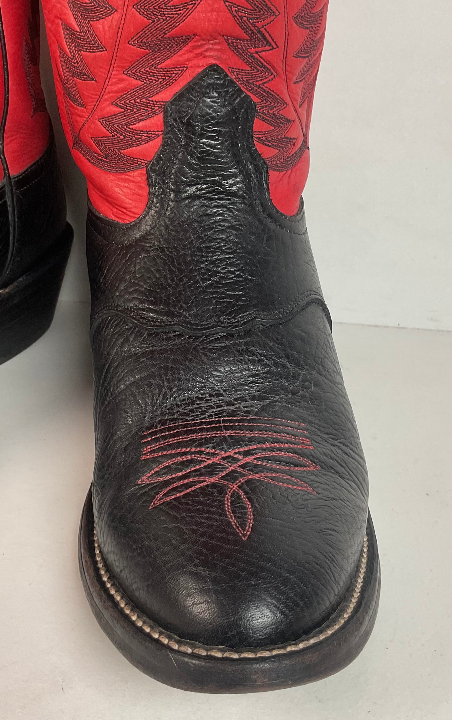 Vintage Nocona Buckaroo Cowboy Boots 12 D USA Made