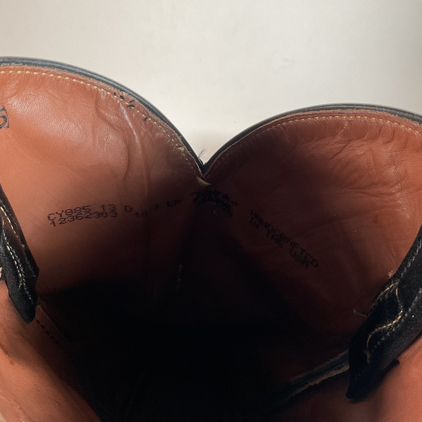 Tony Lama Full Ostrich Quill Cowboy Boots 13 D USA Made Exotic