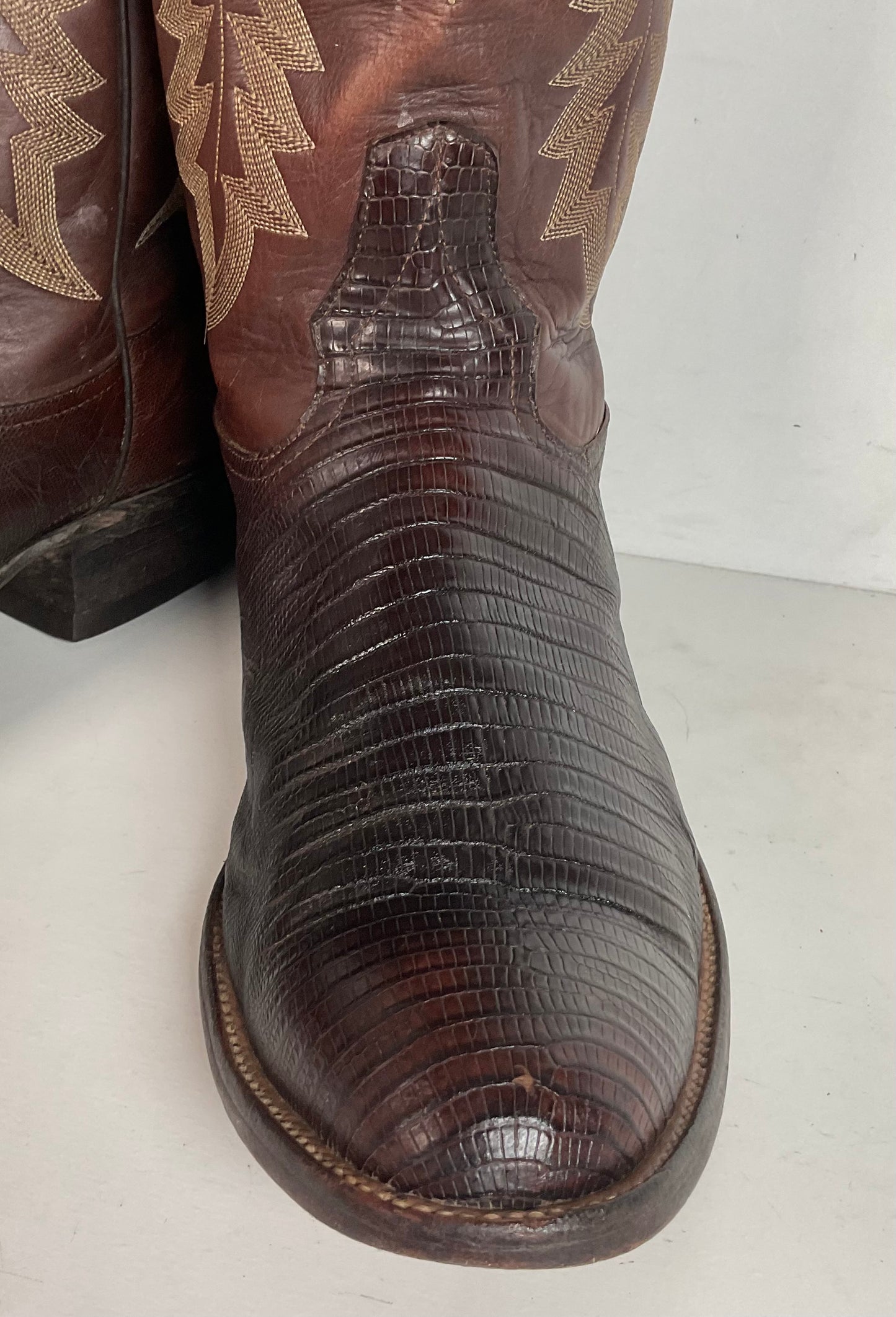 Vintage Rios Of Mercedes Lizard Teju 9.5 D USA Made