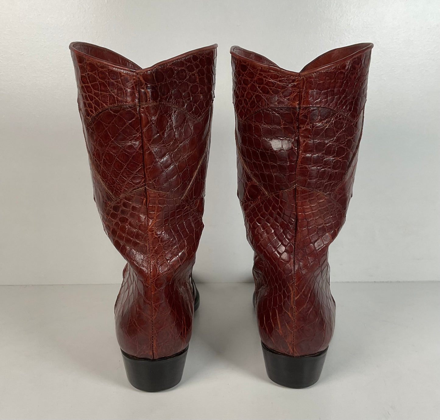 Vintage Lorenzo Banfi Dress Boots | Full Crocodile | Men’s 9 M