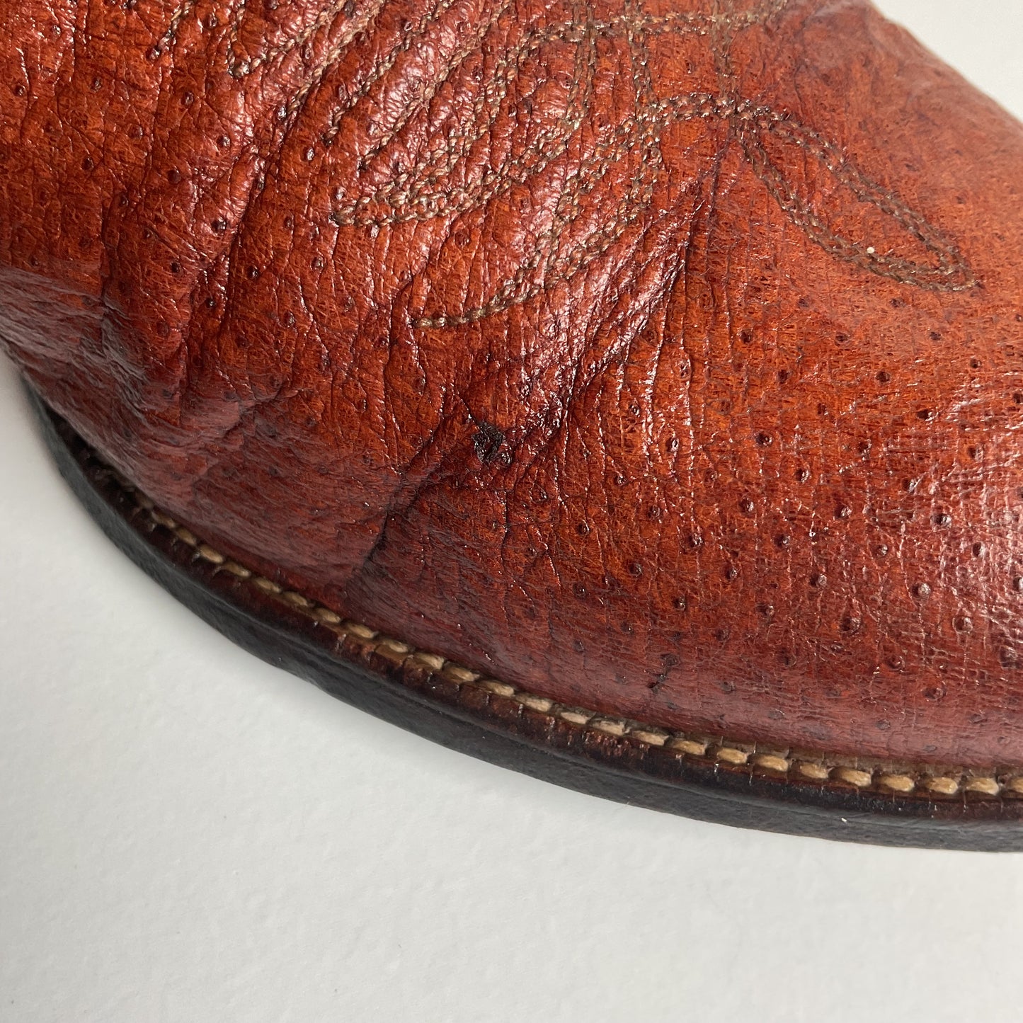 Vintage Justin Turkey Quill Cowboy Boots 9.5 D Gallapava