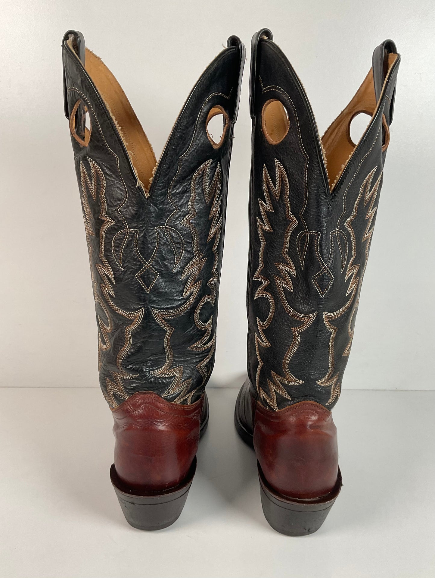 Shepler’s Tall Buckaroo Cowboy Boots 9 D Oil Resistant Work Sole