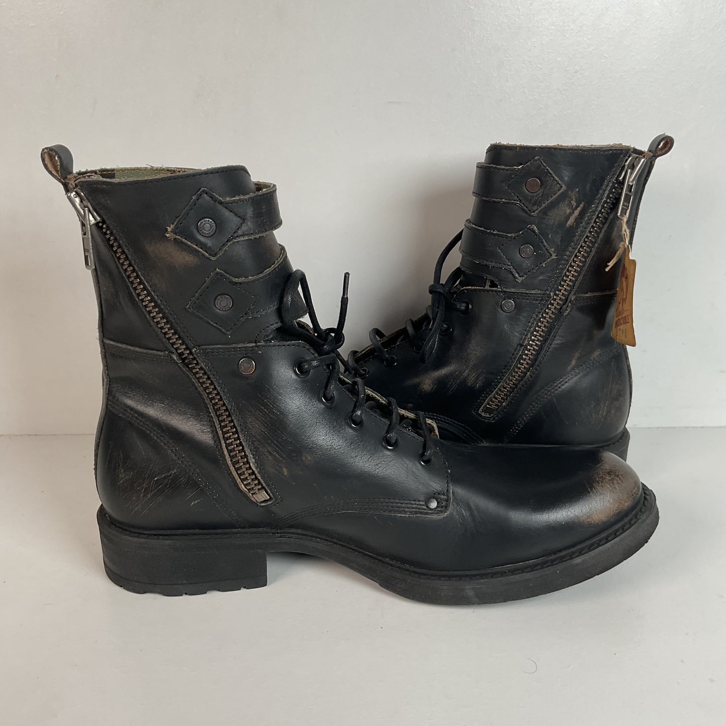 Diesel Double Buckle Harness Boots Men’s 44 EU | 10.5 US Only The Brave