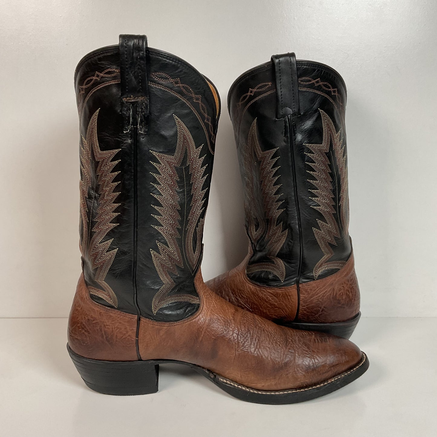 Tony Lama Goat Shoulder Cowboy Boots 14.5 A Hybrid Sole USA Made