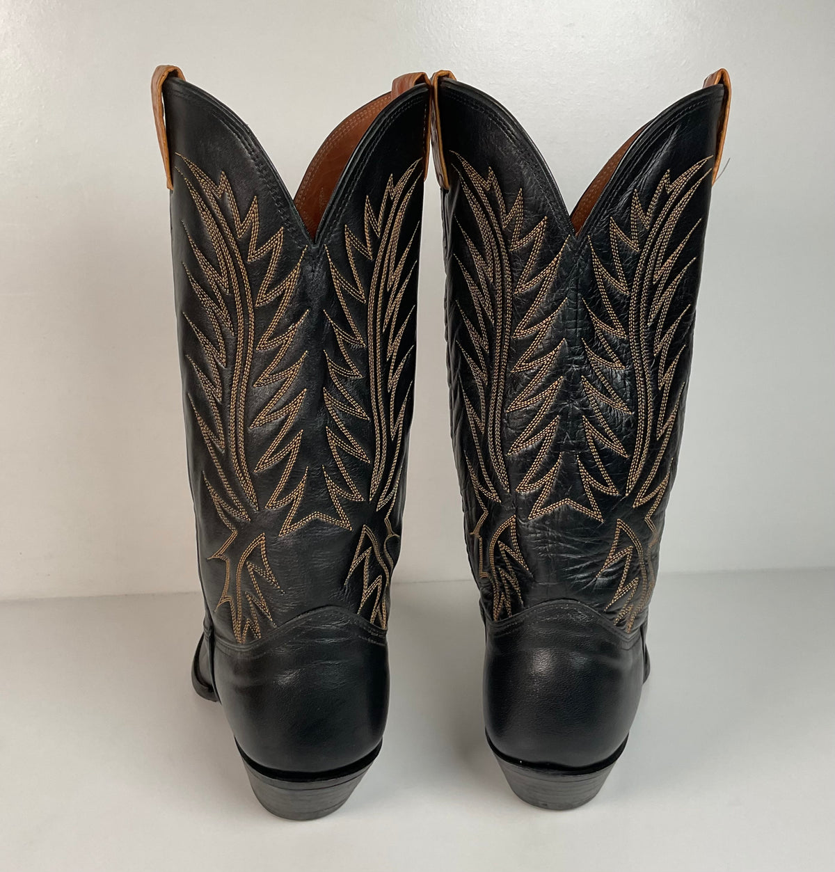 Vintage Nocona Wingtip Cowboy Boots | Exotic Ostrich Quill | Men’s 11 D