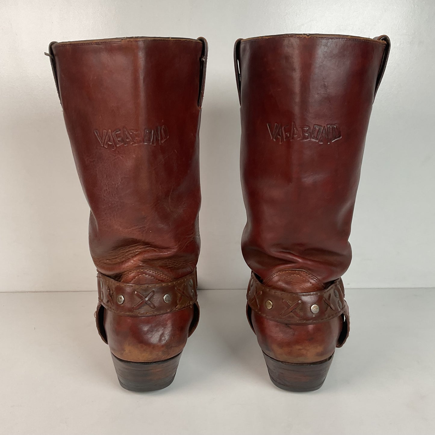 Vintage Boulet Vagabond Harness Boots Men’s 8.5 E Thrashed