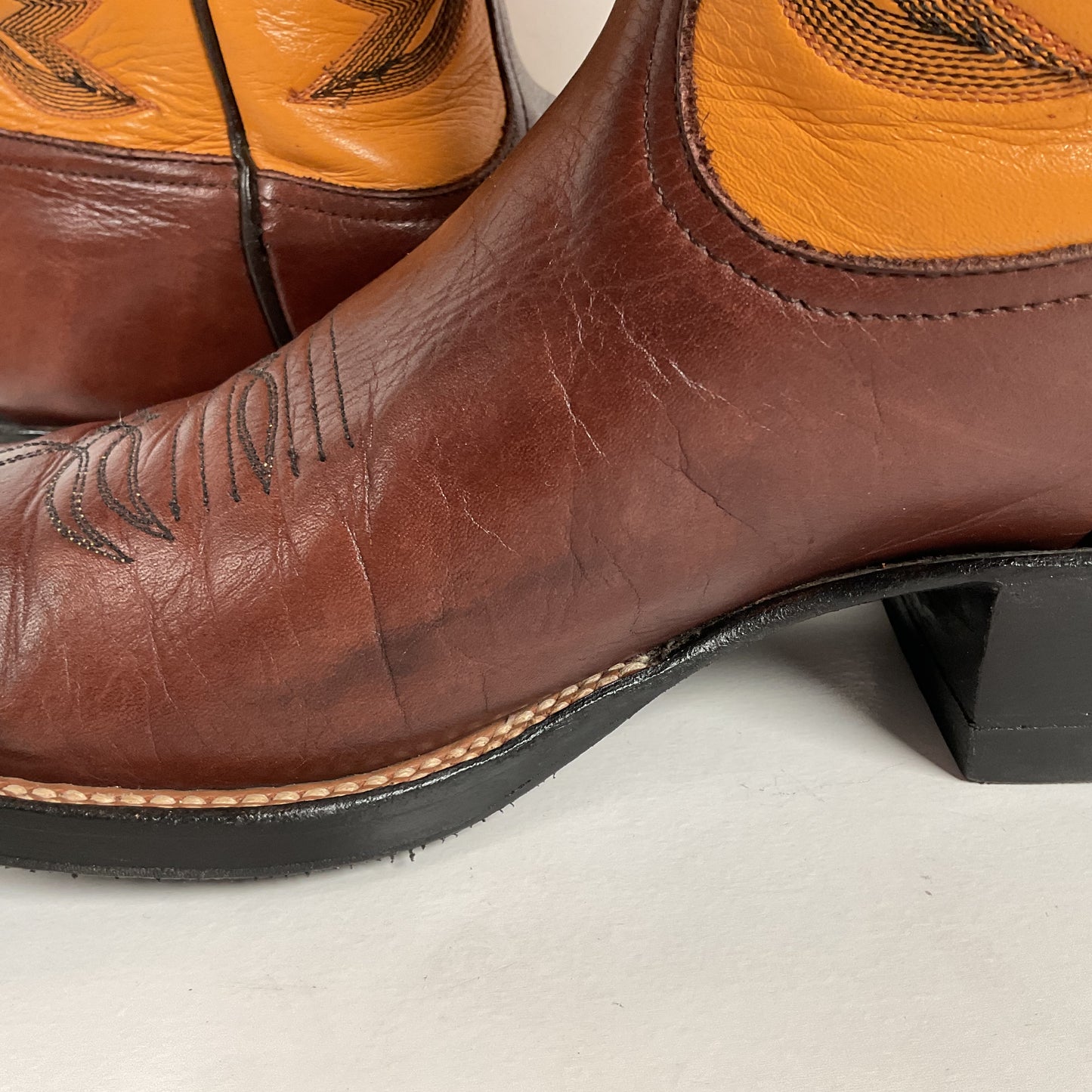 Anderson Bean Western Roper Boots | Cowboy | USA Made | Men’s 9 D