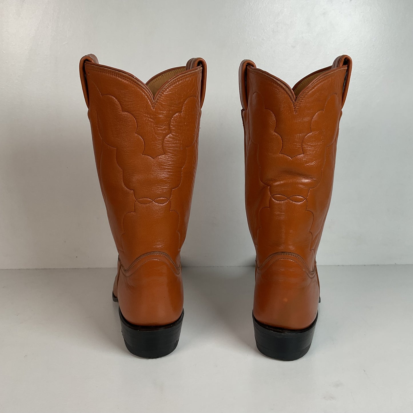 Vintage Tony Lama Maple Leaf Cowboy Boots | Lizard Tip | Narrow | Men’s 8 | Women’s 9