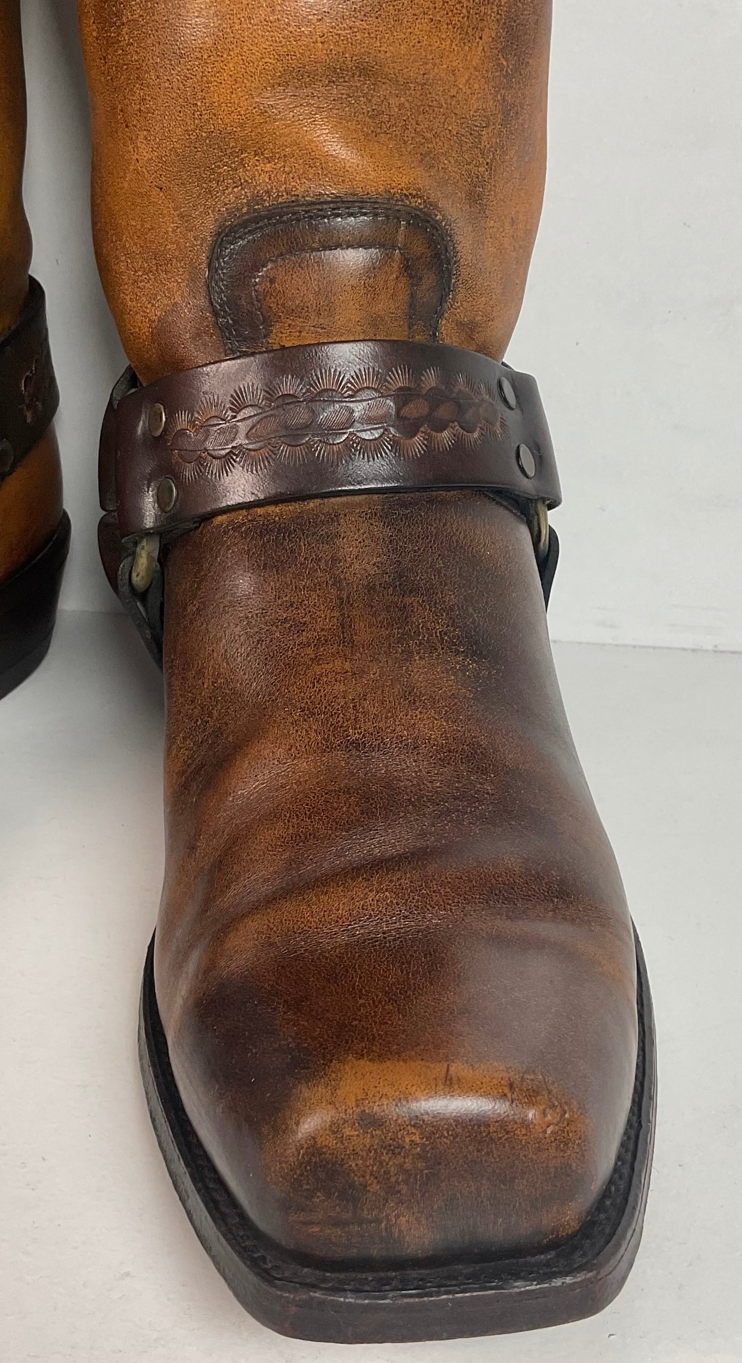 Vintage Frye Black Label Harness Boots Men’s 10 D USA Made