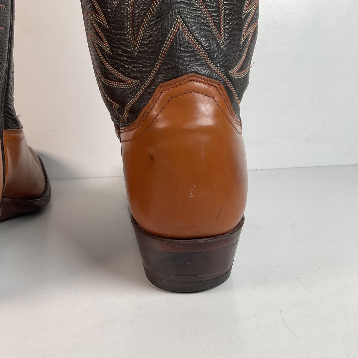 Vintage Justin Cowboy Boots | Calfskin | USA Made | Extra Narrow | Men’s 13 A