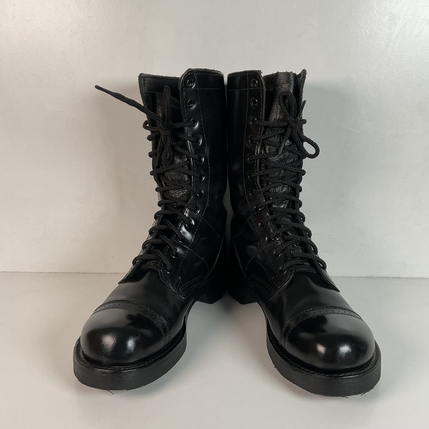 Corcoran Paratrooper Jump Boots 85 EE Cap Toe Style XC1500 Glossy Patent