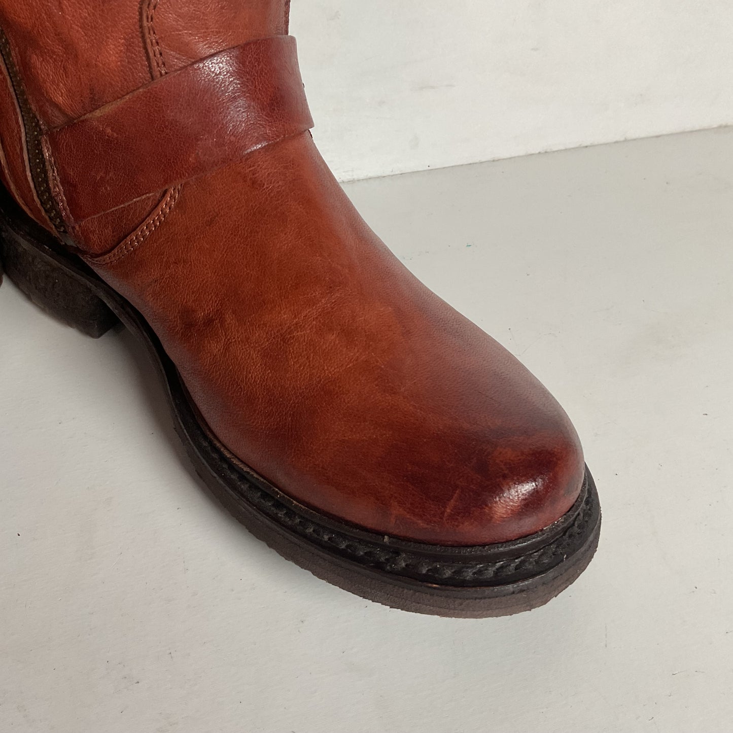 Frye Women’s 14.5” Valerie Shearling Sherpa Harness Boots 6 B Winter