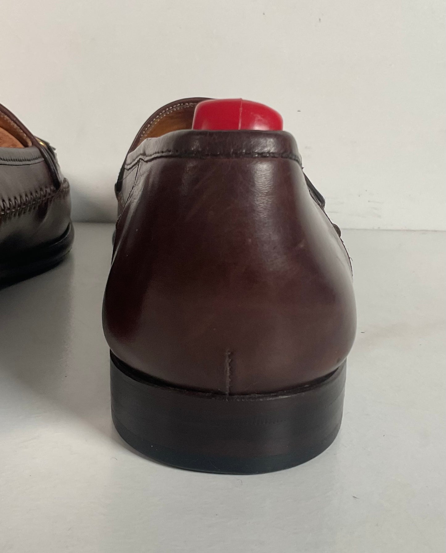 Recrafted Mezlan Crocodile Tassel Loafers 10 M Moc Toe