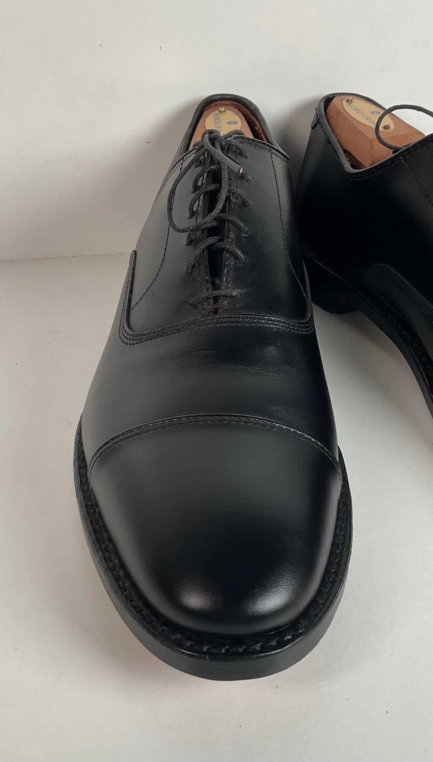 Allen Edmonds Park Avenue Oxford Shoes Mens 12 AAA (Extra Narrow) Cap Toe