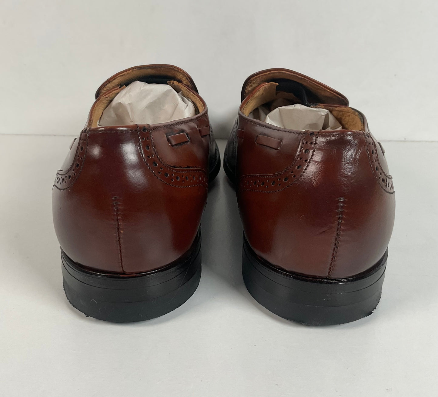 Vintage Hanover Brown Tassel Loafers 11.5 D USA Made