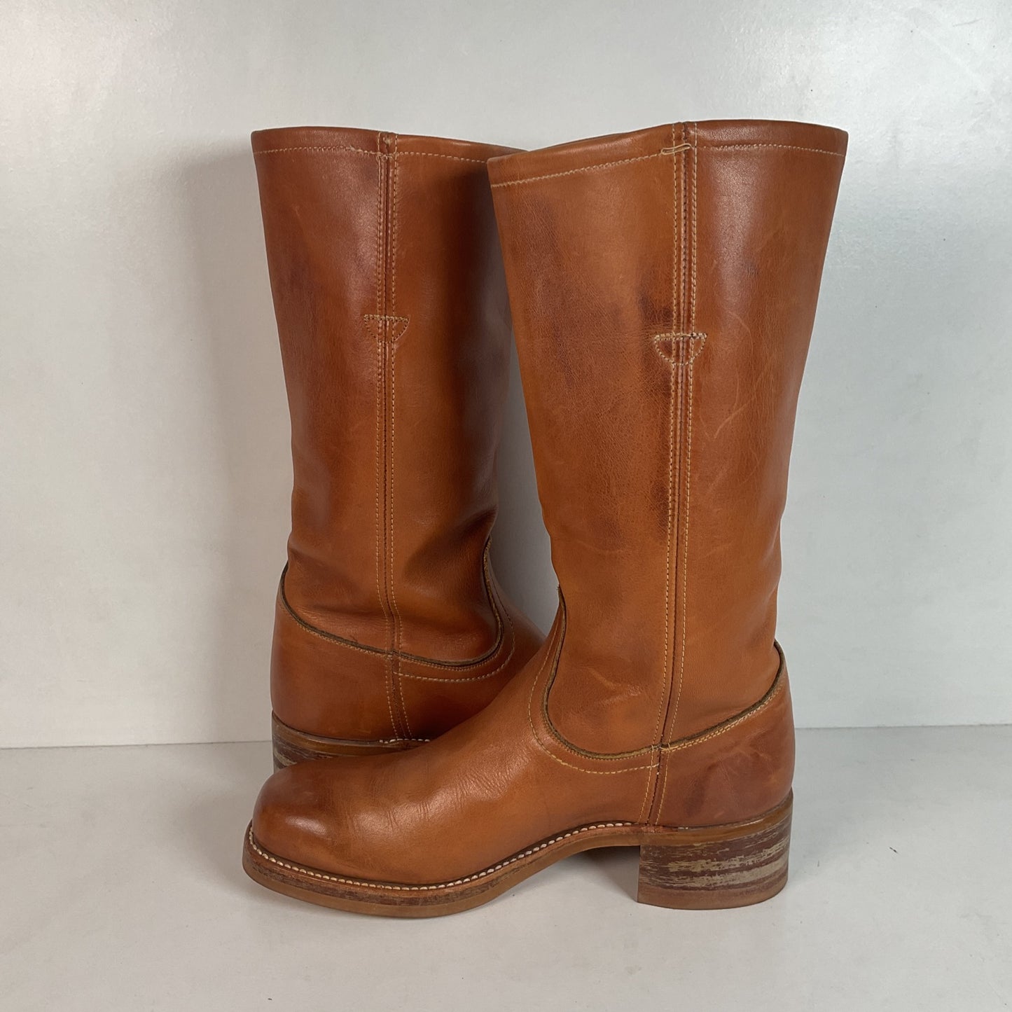Vintage Levi’s Men’s Soft Leather Campus Boots 9.5 Chunky 70s USA Made