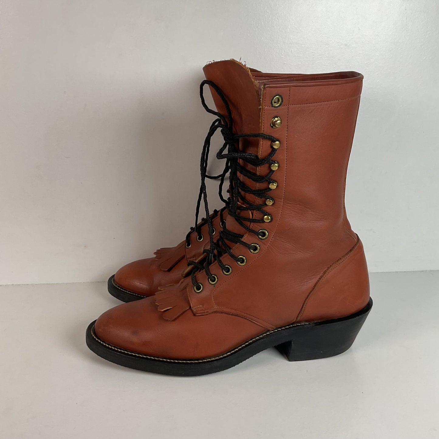 Vintage Men’s Western Packer Boots 10.5 B (Narrow) USA Made