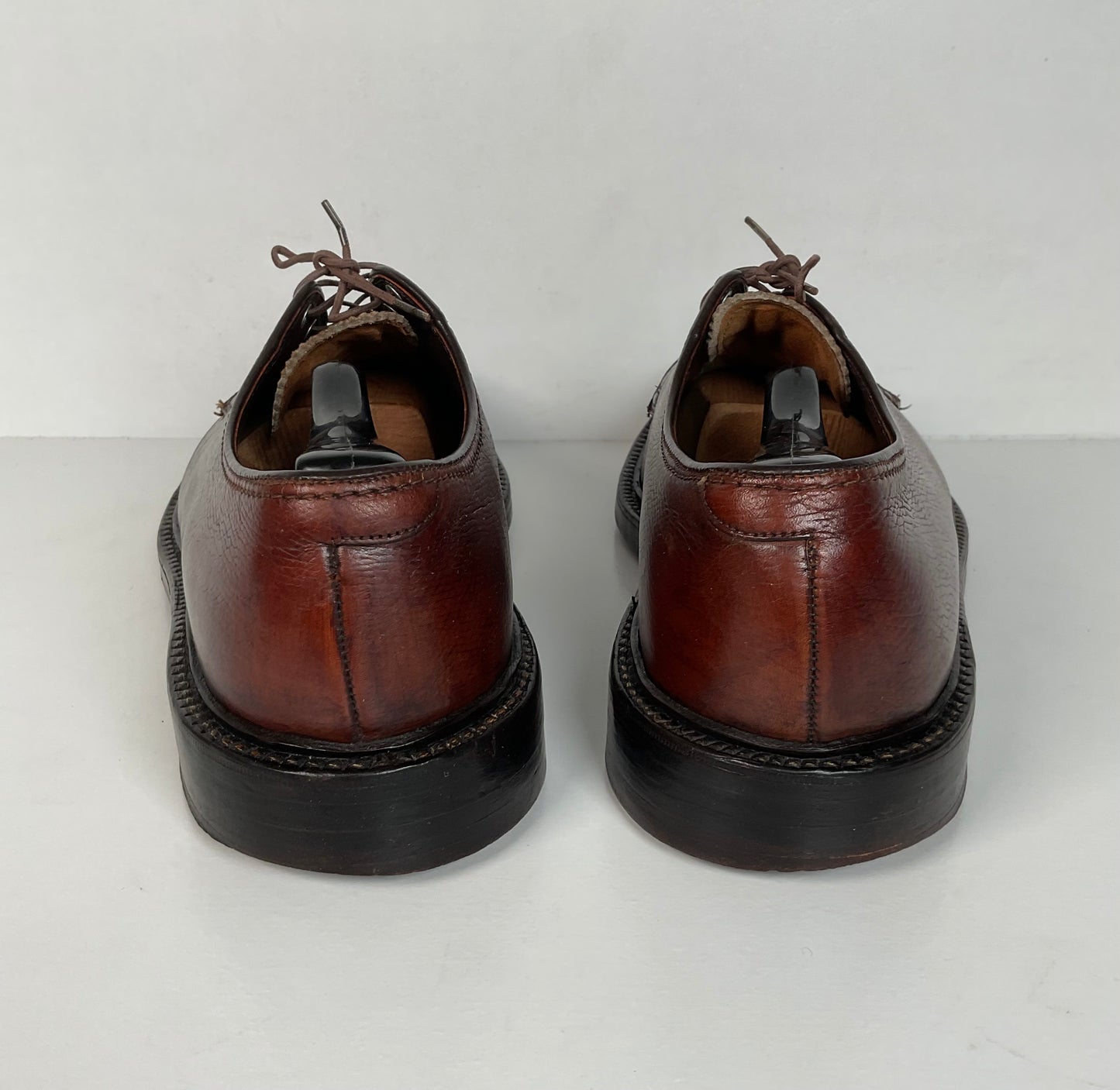 Vintage Florsheim Imperial Kenmoor Derby Shoes | Plain Toe | Men’s 9 D