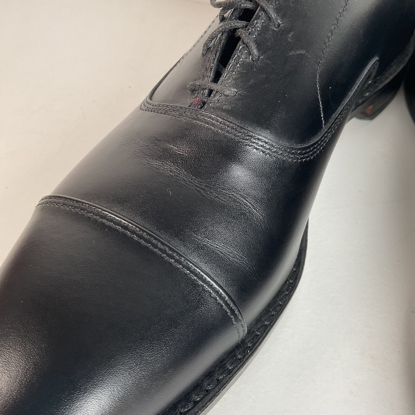 Allen Edmonds Park Avenue Oxford Shoes Mens 12 AAA (Extra Narrow) Cap Toe