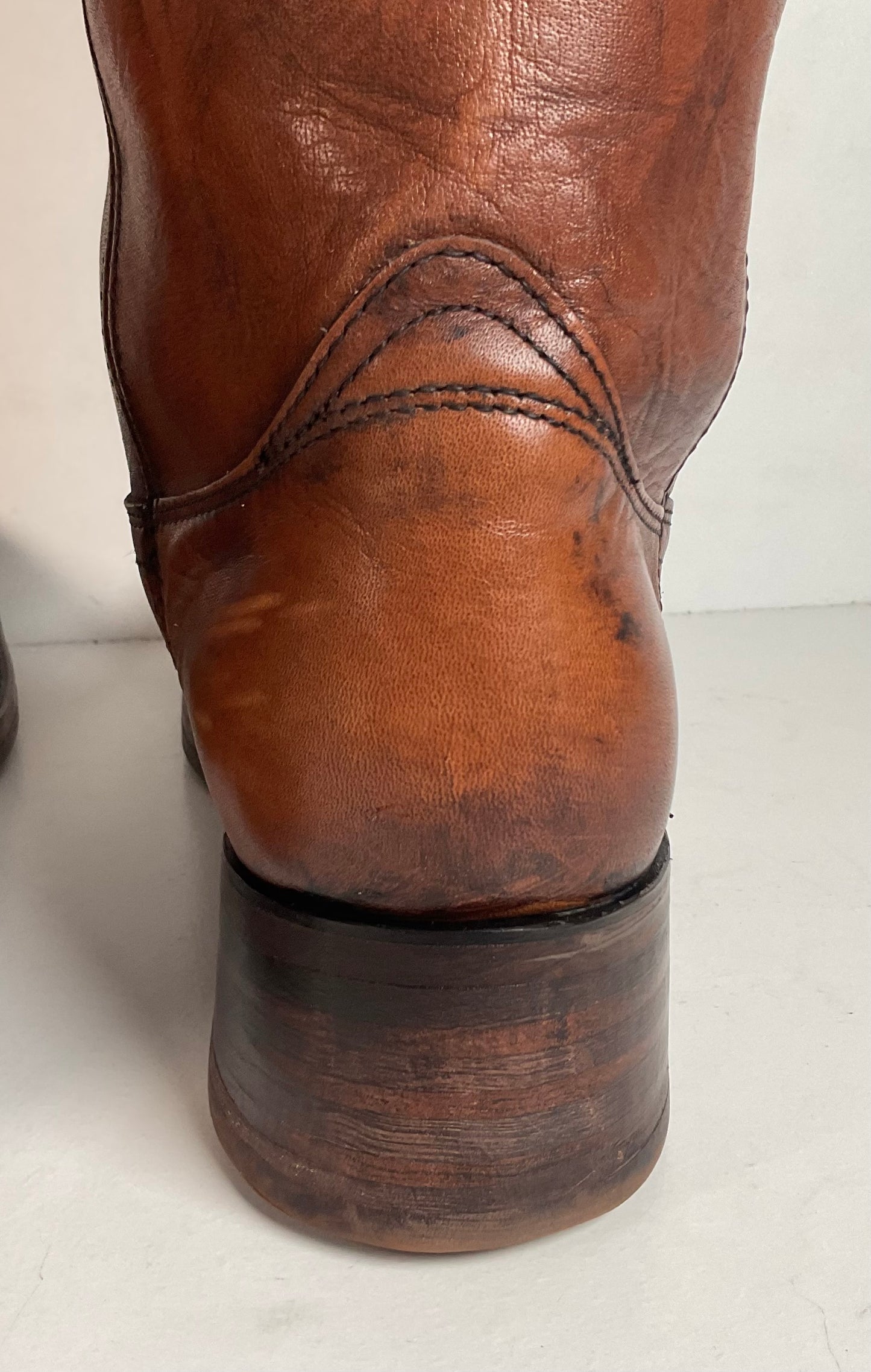 Vintage Sears Chunky Campus Boots 10.5 D USA Made Cutter Toe