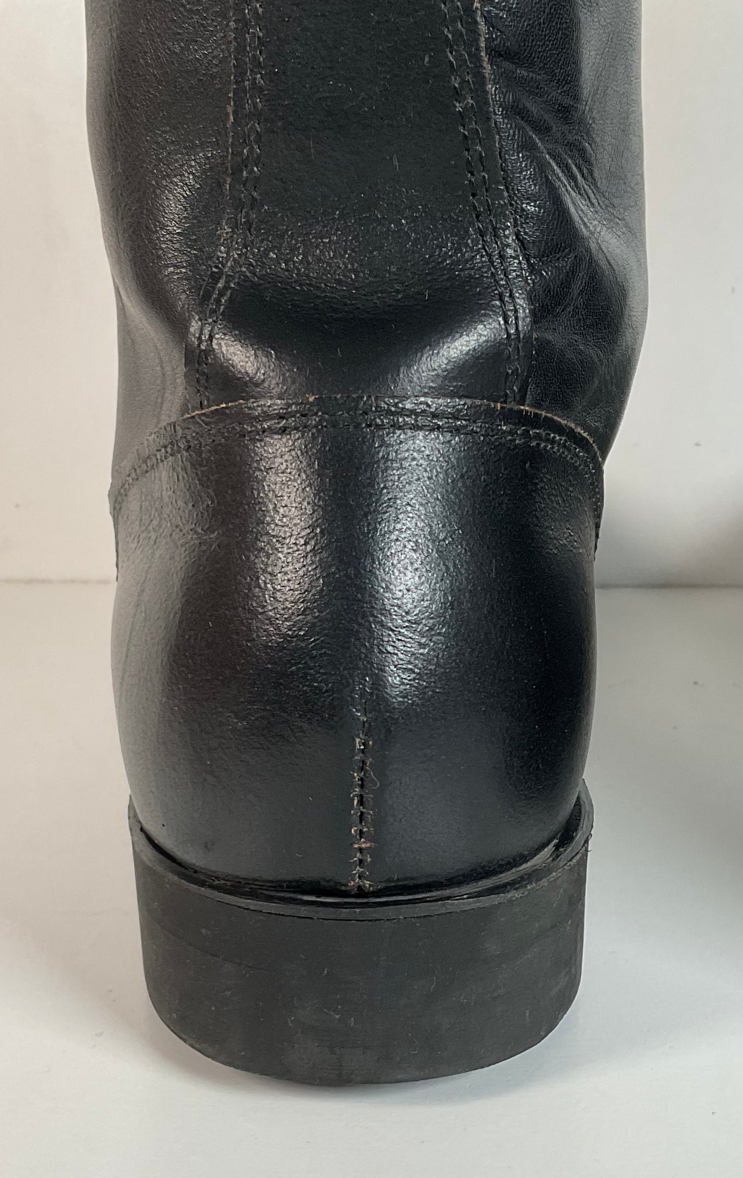 Vintage 1960s Leigh Linesman Boots 10 D USA Made Safety Toe