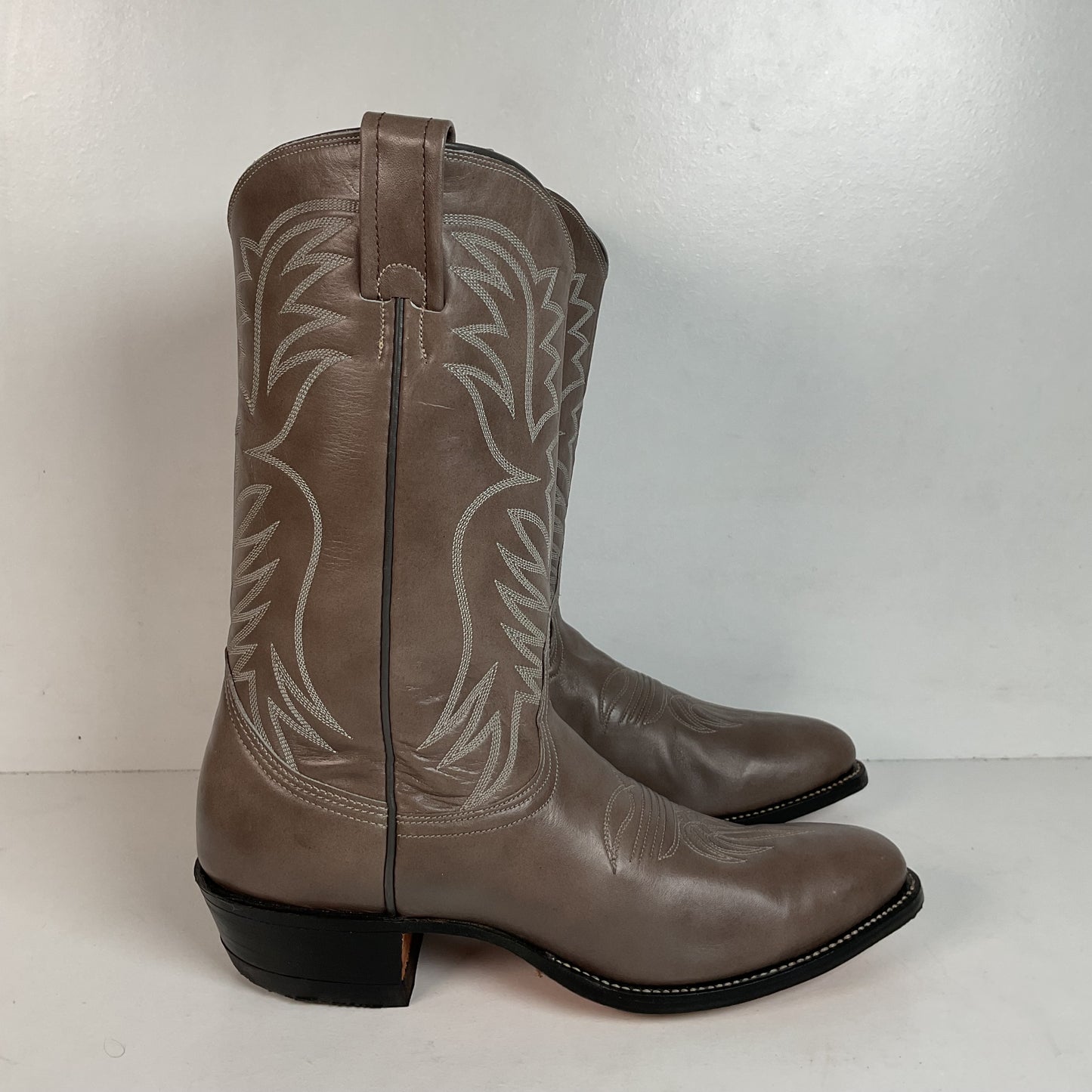 1970s Nocona Grey Cowboy Boots Men’s 8.5 B | Women 9.5