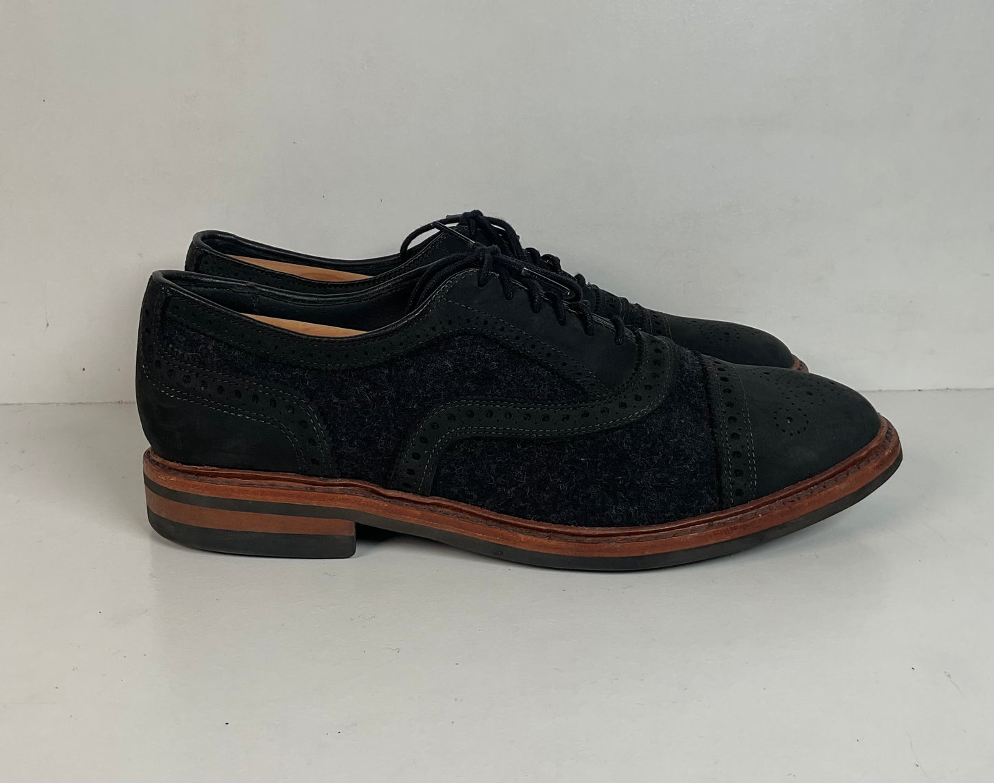 Allen Edmonds Strandmok Cap Toe Oxford Shoes 10 EEE Dainite Soles Retired