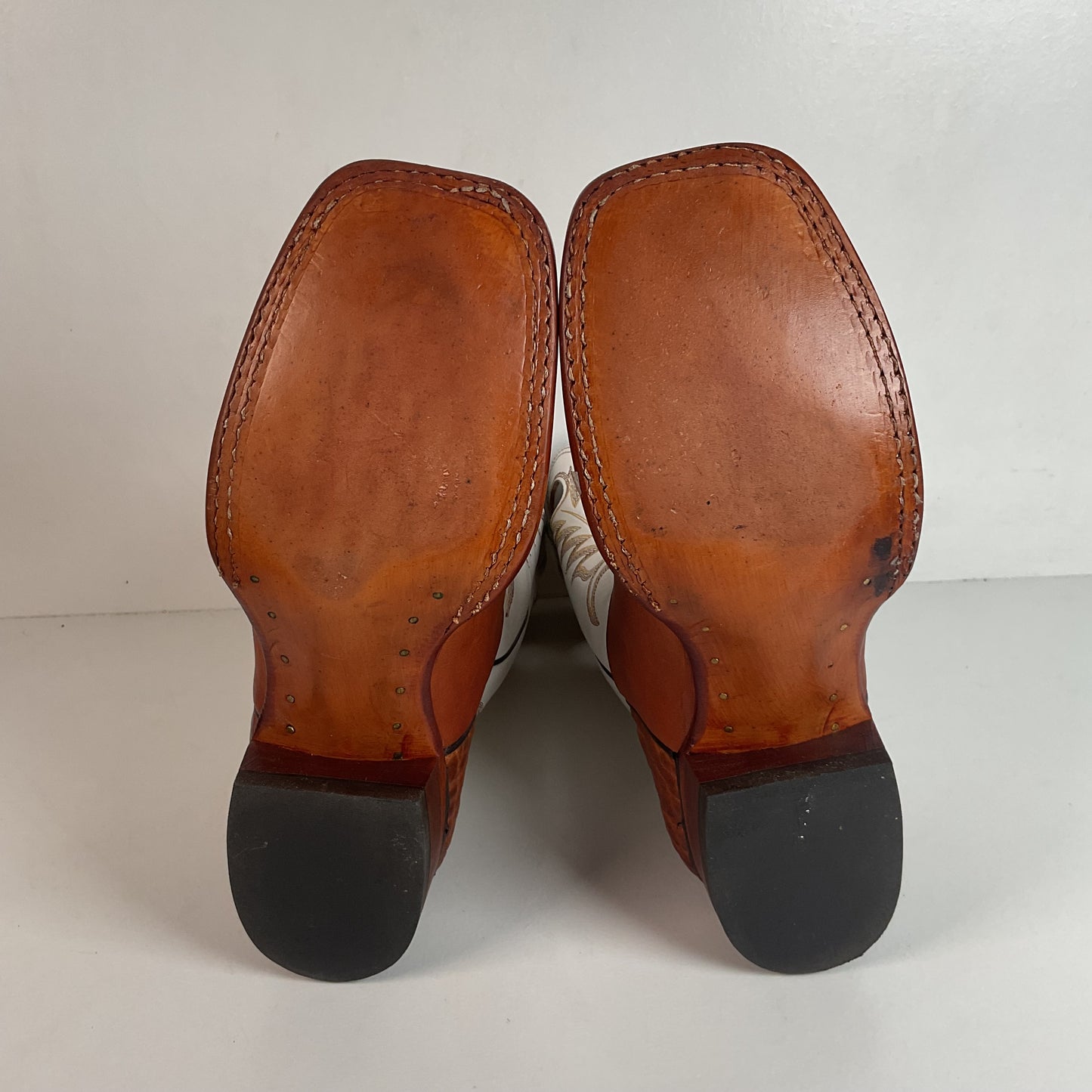 Larry Mahan Cowgirl Roper Boots 7 B Punchy Sunset Renegade