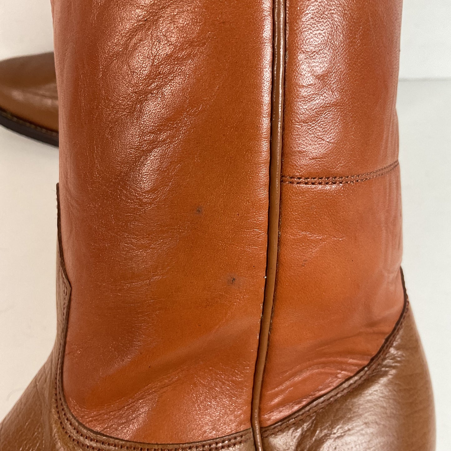 Vintage Nocona Camel Skin Cowboy Boots | Exotic | Men’s 9 D