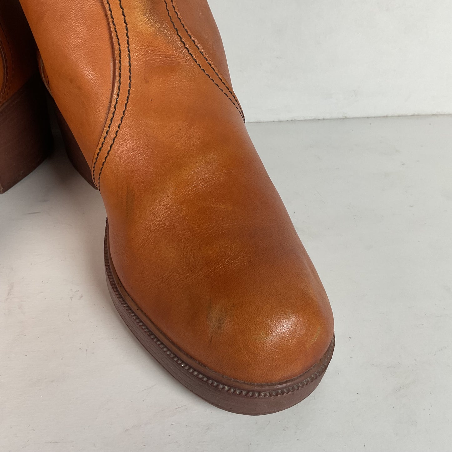 Vintage Levi’s Men’s Campus Boots 8.5 D Orange Tab Crepe Sole