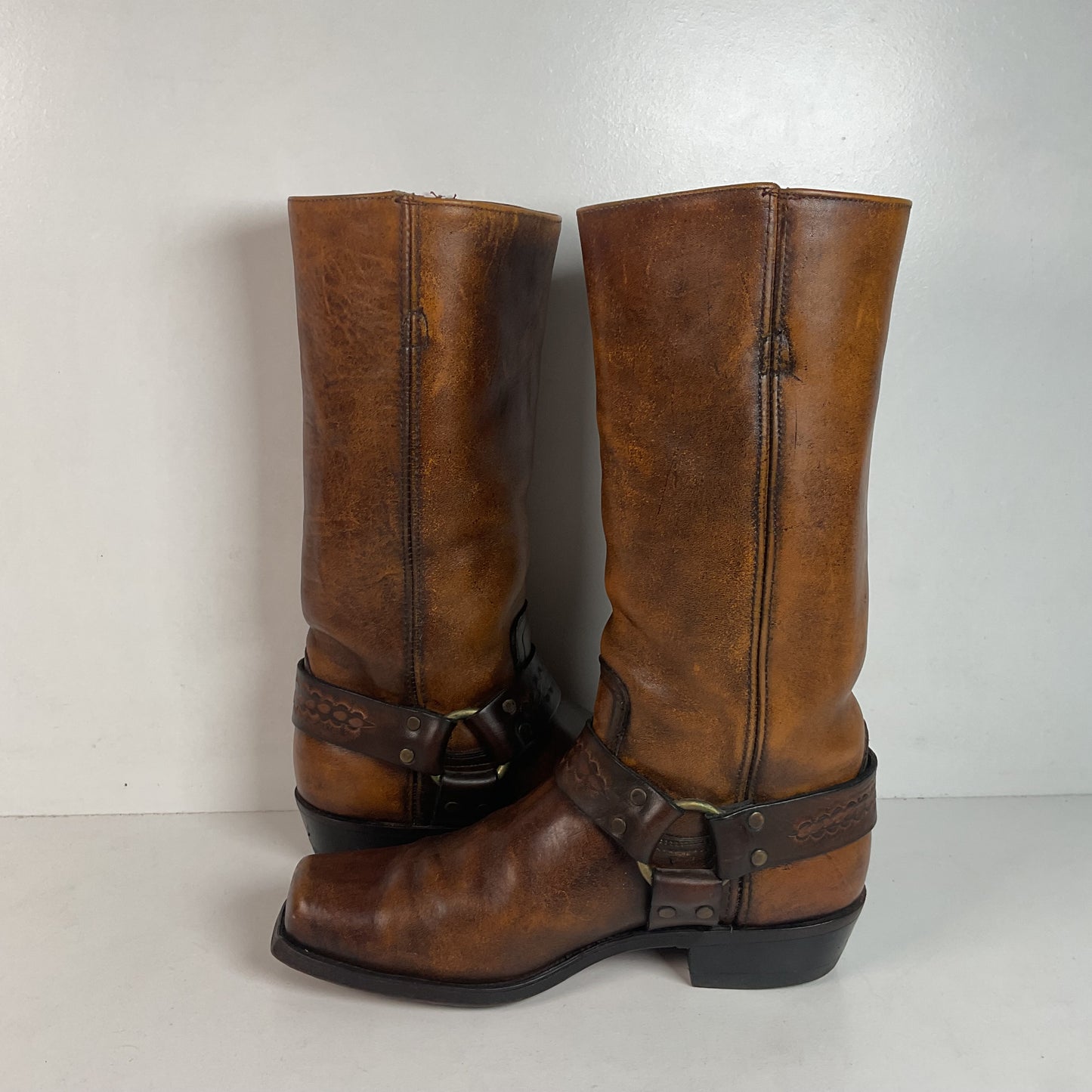 Vintage Frye Black Label Harness Boots Men’s 10 D USA Made