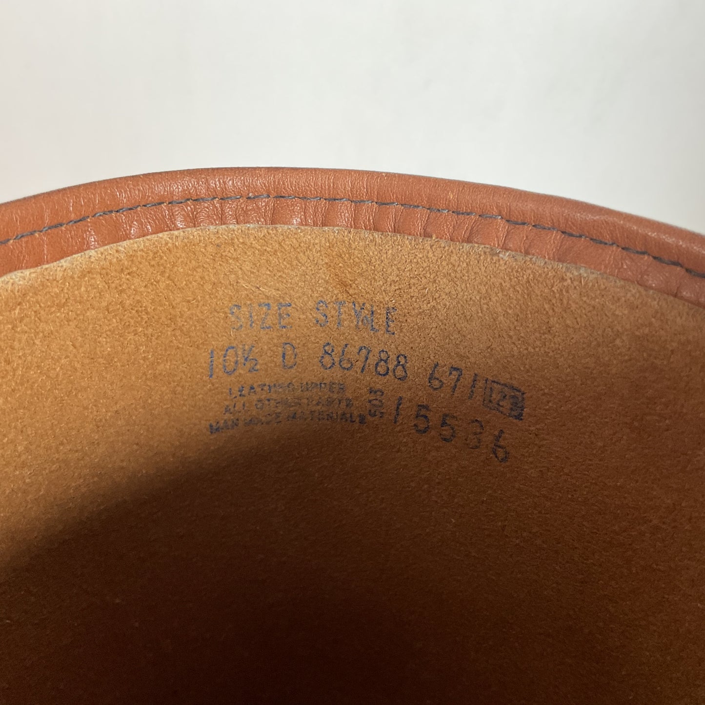 Vintage Sears Chunky Campus Boots 10.5 D USA Made Cutter Toe