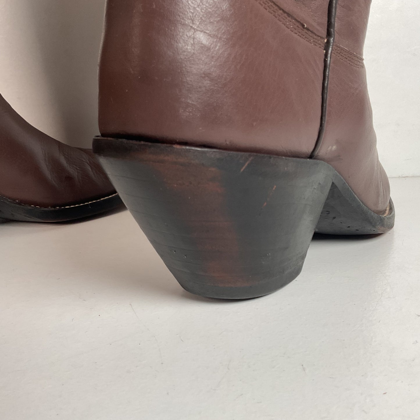 Custom Tall Top Cowboy Boots 11 Wide Shooter Style