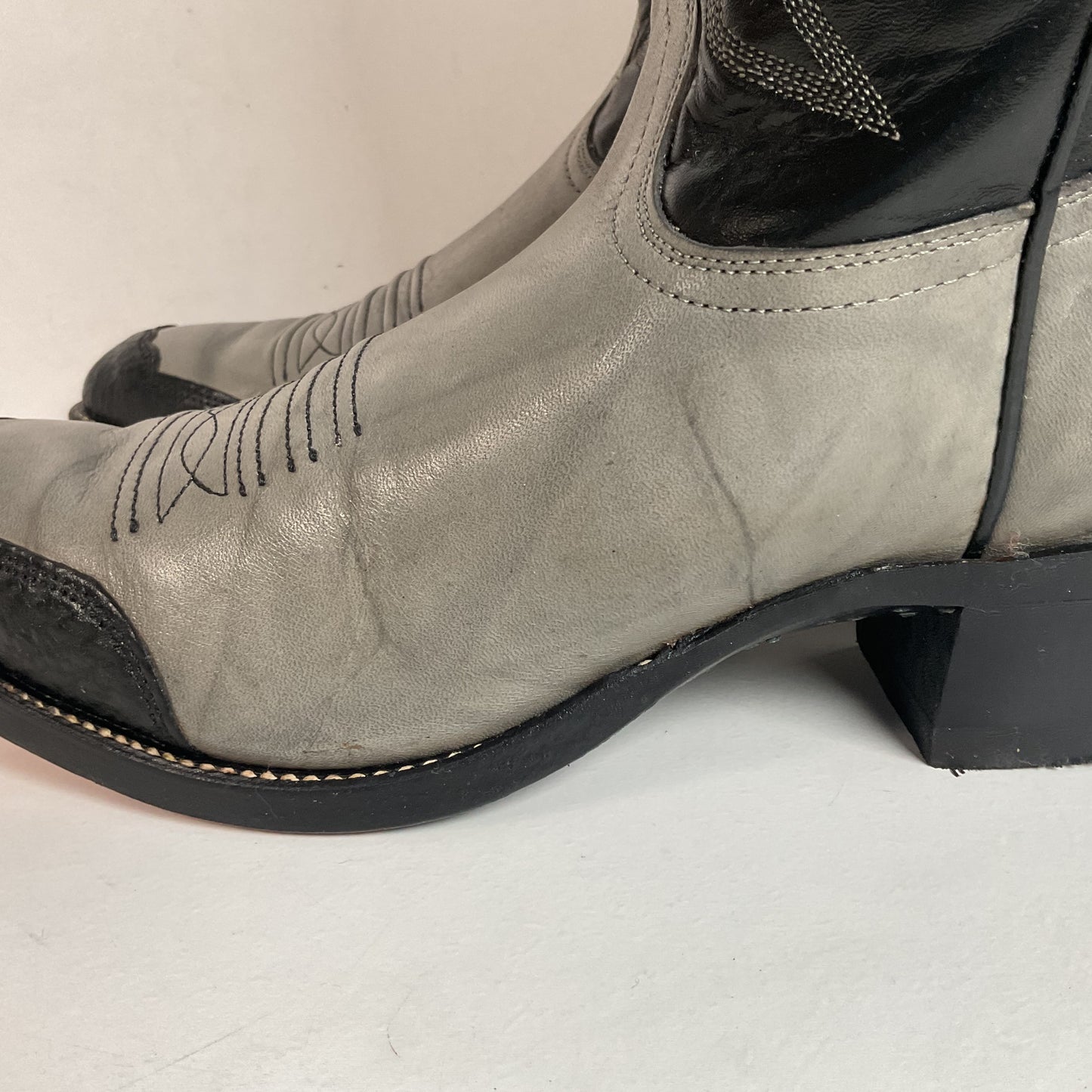 Vintage Imperial Shark Skin Cowboy Boots 10.5 D USA Made Triad