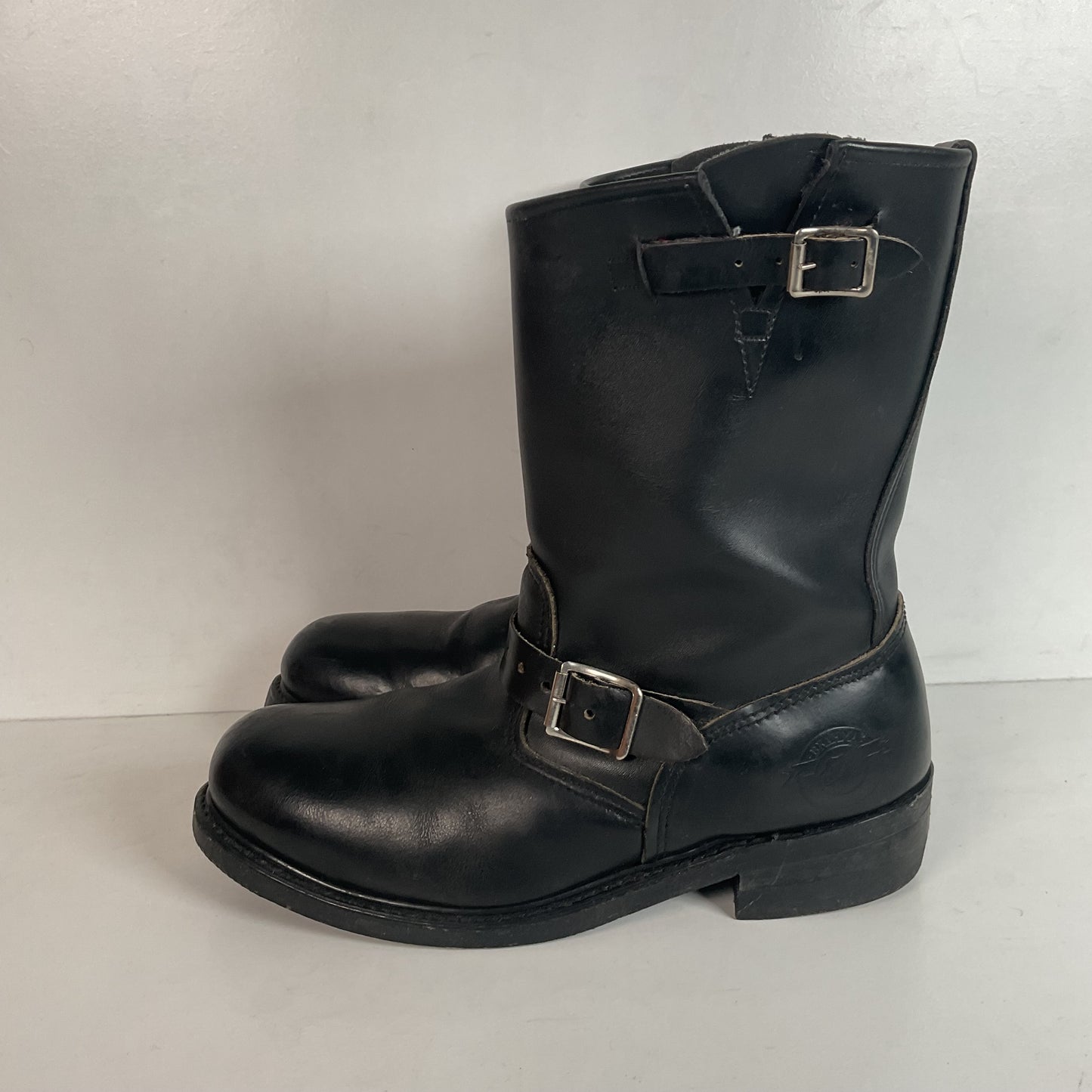 Vintage Brahma Steel Toe Engineer Boots 10.5 USA Made