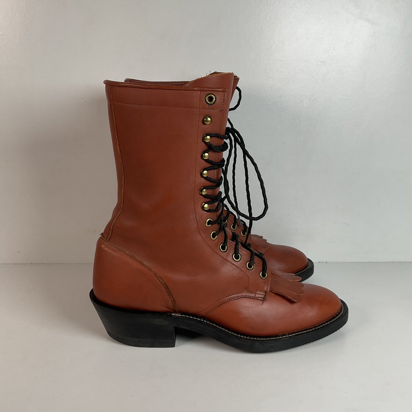 Vintage Men’s Western Packer Boots 10.5 B (Narrow) USA Made